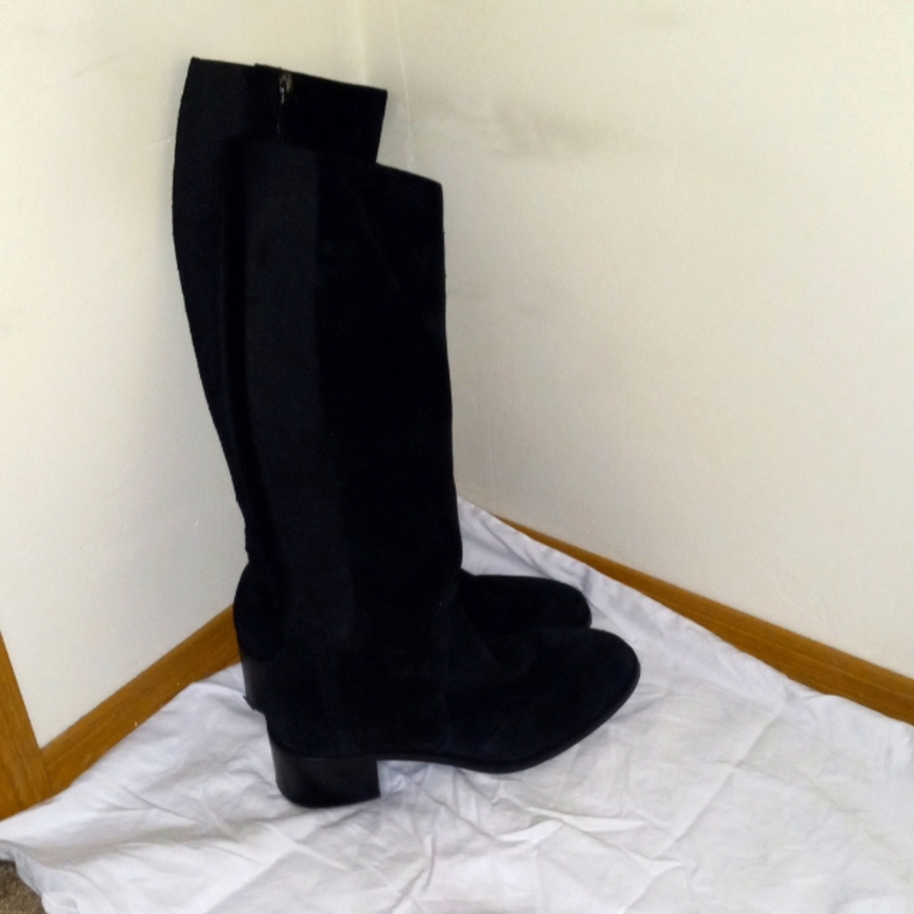 Black Suede Aquatalia boots sz 9.5